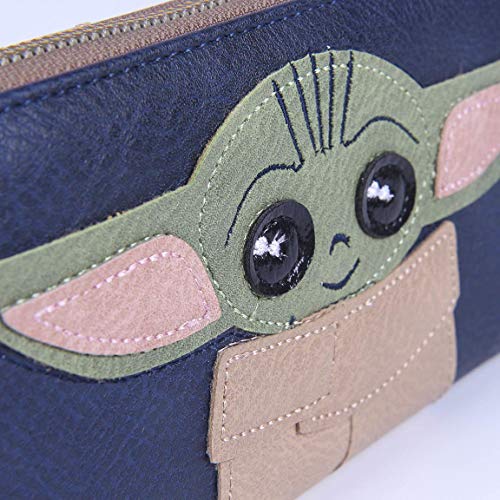 Cerdá Life'S Little Moments Cartera Baby Yoda Fabricada en Polipiel-Licencia Oficial Star Wars, Multicolor, Medio