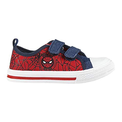 Cerdá - Zapatillas de Tela Baja de Spiderman - Licencia Oficial Marvel