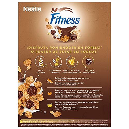 Cereales Nestlé Fitness Chocolate Negro - 16 paquetes de 375 g