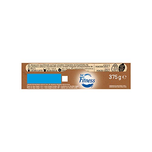 Cereales Nestlé Fitness Chocolate Negro - 16 paquetes de 375 g