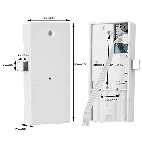 Cerradura de puerta inteligente sin llave, cerraduras de puerta de cerrojo digital con RFID para gimnasio, salón, patio de juegos y armario, herramienta de seguridad electrónica para niños y mujeres