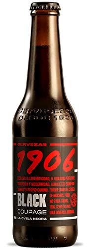 Cerveza 1906 Black Coupage - Paquete de 24 x 330 ml - Total: 7920 ml