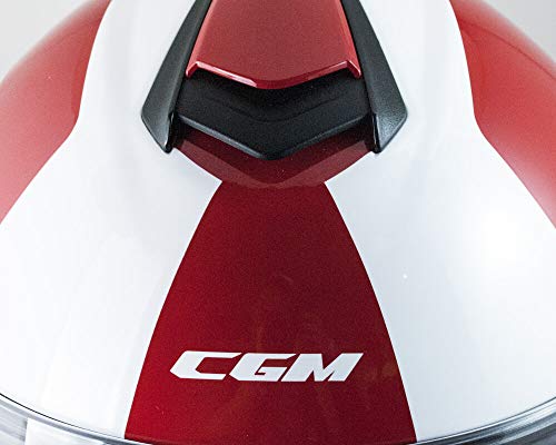 CGM - Casco Modular abatible P/J 508S Berlín Race Rojo, Talla S