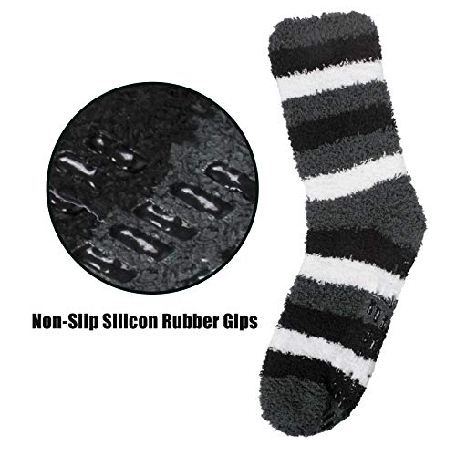 Chalier 4 Pares de Calcetines Hombres Suaves y Cómodos Calcetines Térmicos de Invierno Regalos para Hombres y Mujeres