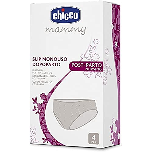 Chicco Mammy - Bragas monouso elasticas y transpirables cuatro unidades grandes, talla L