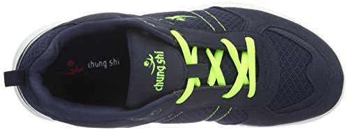 Chung Shi Duxfree Nassau Kids, Zapatos bajos con cordones, Unisex niños, Azul (Marino/Lima), 30 EU