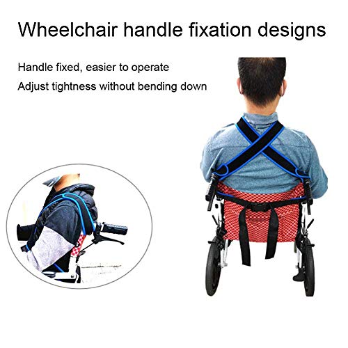Cinturón de silla de ruedas, cinturón de fijación de silla de ruedas transpirable Correa de arnés Cinturón de silla de ruedas elástico antideslizante para ancianos Cinturón de sujeción abdominal