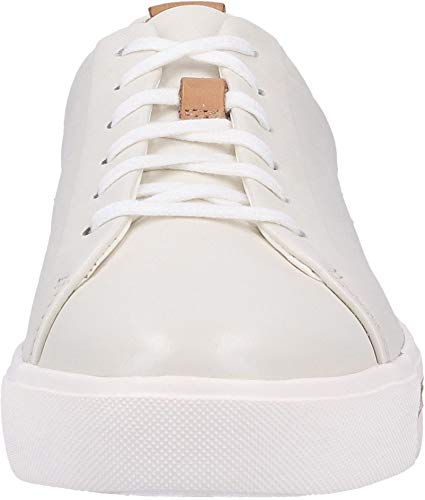 Clarks Un Maui Lace, Zapatillas Mujer, Blanco (White Leather), 36 EU