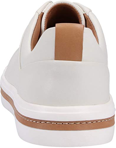 Clarks Un Maui Lace, Zapatillas Mujer, Blanco (White Leather), 36 EU