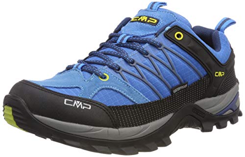 CMP Rigel, Zapatos de Low Rise Senderismo Hombre, Turquesa (Indigo-Marine 02lc), 43 EU