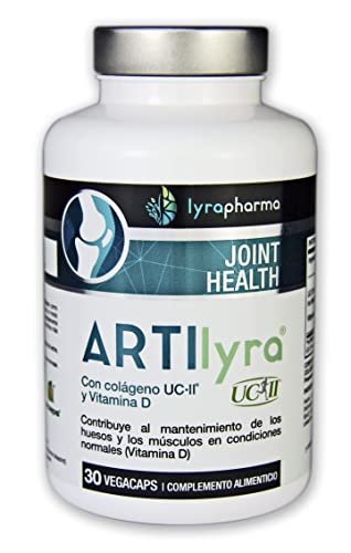 Colágeno Artilyra UC II con vitamina D para el cuidado de huesos y articulaciones – Colágeno y vitamina D para el correcto funcionamiento de músculos y cartílago – 30 cápsulas vegetales