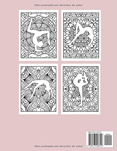 Colorear Gimnasia Mandala: Libro Para Colorear Femenina | Libro De Gimnasia Para Niños Y Adolescentes | Dibujos De Gimnasia Deportiva | Gimnasia Artistica - Gimnasia Ritmica | Coloración Antiestrés.