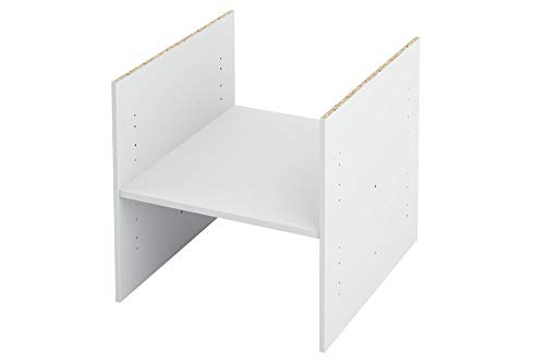 compartimento adicional para Ikea Kallax. (Blanco)