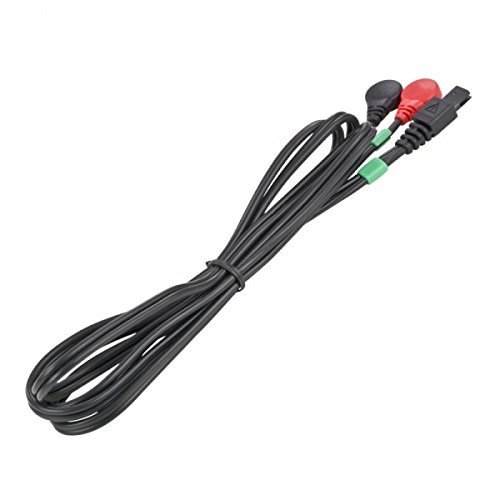 Compex EMS - Cable para electrodos 6 Pins-Snap, color negro/verde CO2 601063