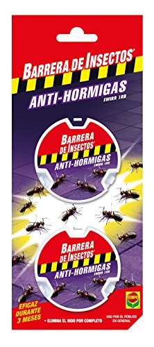 Compo Repelente Barrera de Insectos Cebo antihormigas, Control de Hormigas en el salón, Comedor y terraza, 2 Unidades de 10 g