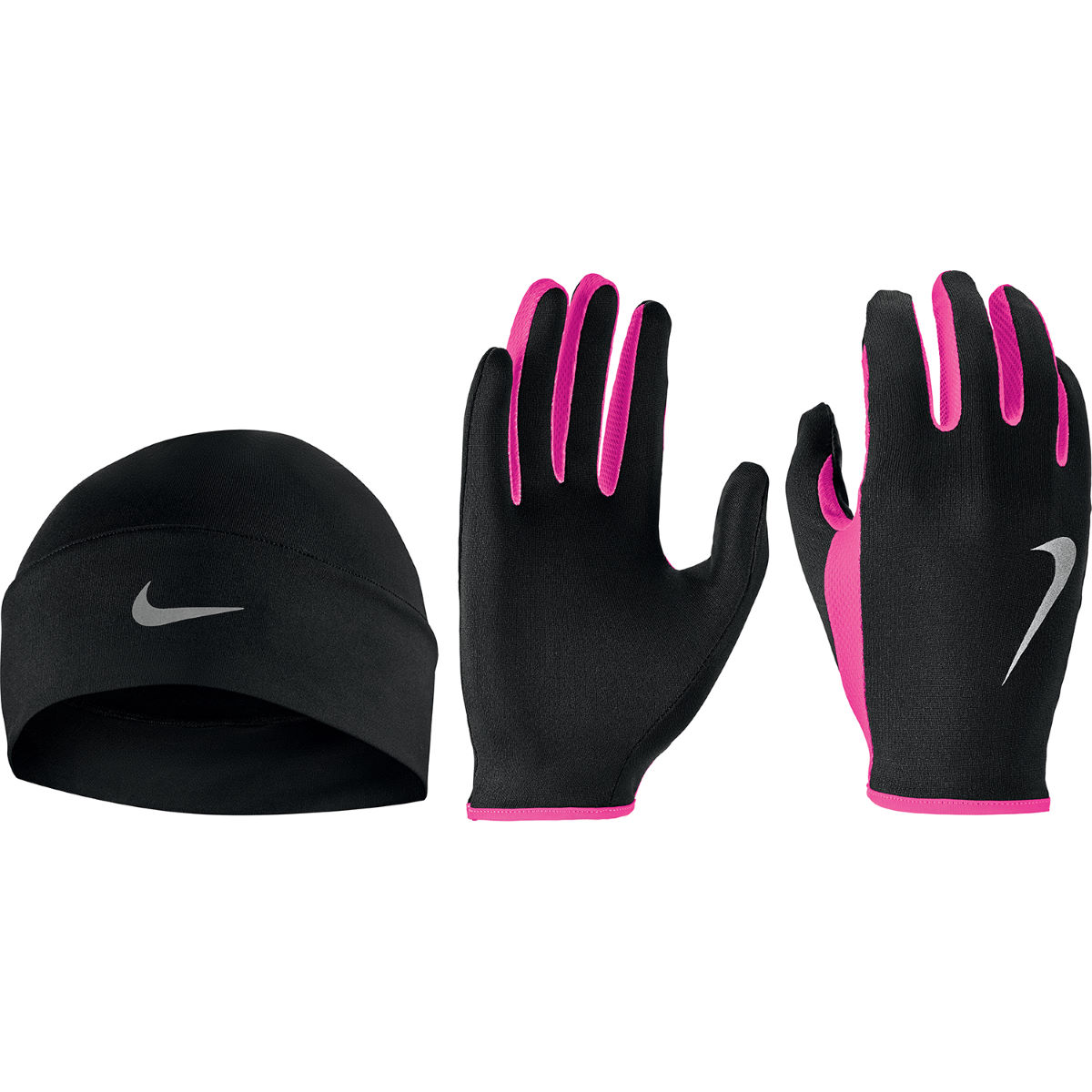 Conjunto de gorro y guantes Nike Run Dry para mujer - Guantes