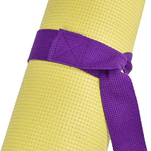Correa Esterilla Yoga Cinturon Porta Esterilla Yoga Cinta de Transporte para Mat Alfombra de Yoga 【3 Piezas】