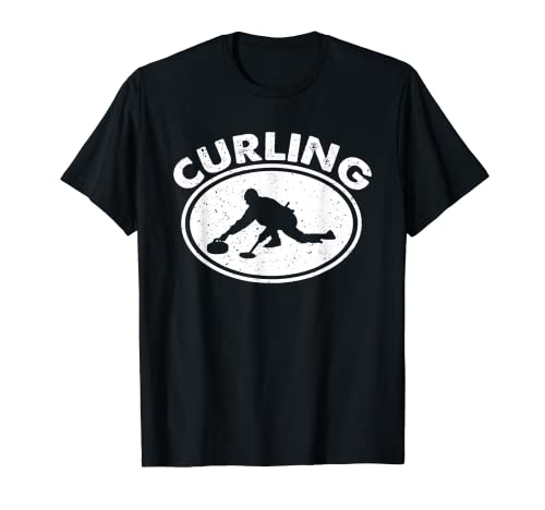 Curling Lover Curling Player Curling Equipo Deportes de invierno Camiseta