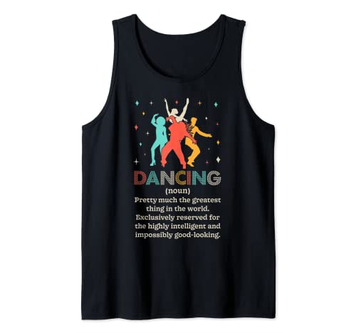 Dancing Sustantivo Definición Divertido Diccionario Danza Regalos Camiseta sin Mangas