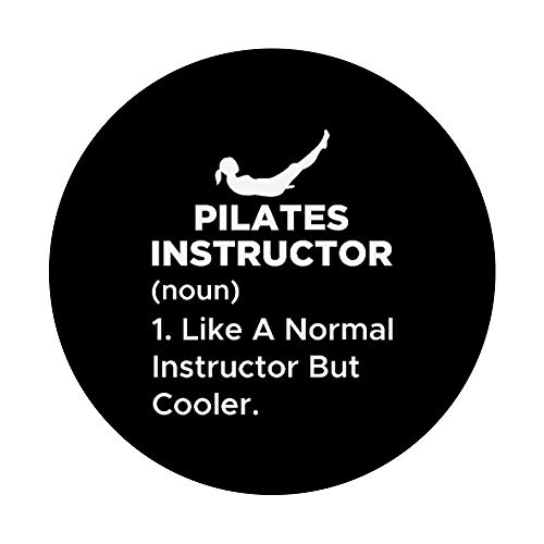 Definición divertida del instructor de pilates para una máquina casera usada PopSockets PopGrip Intercambiable