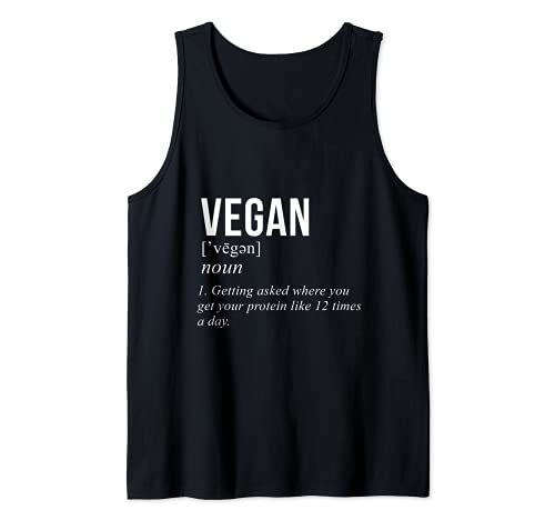 Definición Proteína Vegan Camiseta sin Mangas