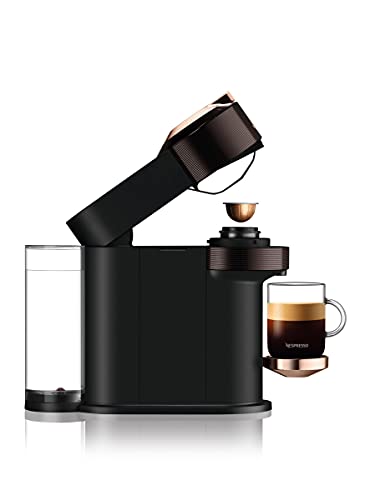 De'Longhi Nespresso Vertuo Next ENV120.BW, Máquina de Café y Espresso con WIFI y Bluetooth Integrados, Cafetera Automática de Cápsulas con Sistema de Preparación con un Solo Toque, Marrón
