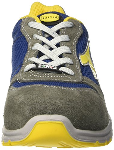 Diadora - Run Textile Low S1p, zapatos de trabajo Unisex adulto, Gris (Grigio Castello/blu Insegna), 42 EU