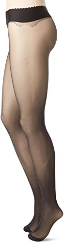 Dim Body Touch Panty Nude Sensation sin Costuras Medias, 30 DEN, Negro (Negro 127), Medium (Tamaño del Fabricante:3) para Mujer