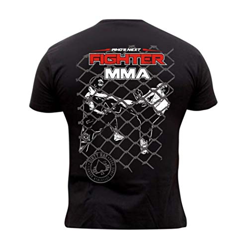 Dirty Ray Artes Marciales MMA Fighter Camiseta Hombre K62 (L)