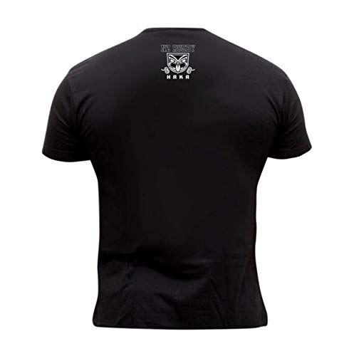 Dirty Ray Rugby New Zealand Haka camiseta hombre T-shirt K2 (L)