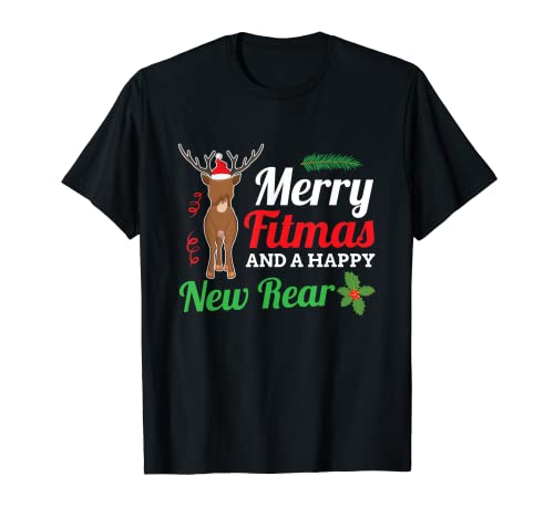 Divertido regalo de Navidad para gimnasio y gimnasio Camiseta