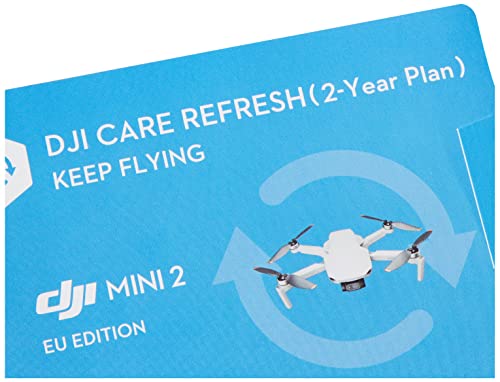 DJI Mini 2 Care Refresh Servicio post-venta, hasta Tres Sustituciones en 2 Años, Asistencia Rápida, Cobertura de Accidentes y Daños por Agua, Activado dentro 48 horas