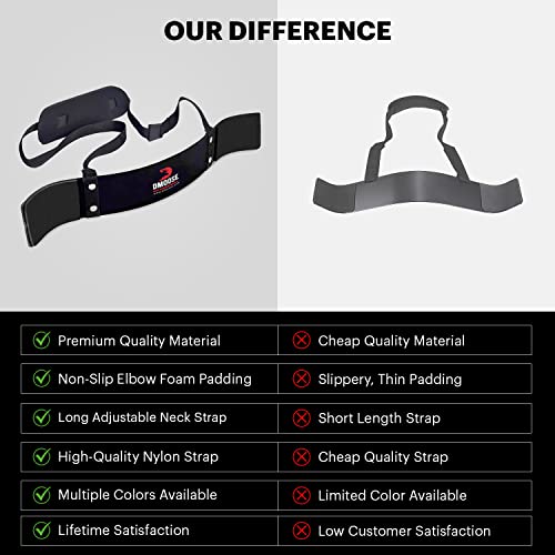 DMoose Fitness Brazo Curl Blaster Grosor Calibre Remaches de Aluminio – Mejorar definición y Fuerza Muscular en Tus Brazos