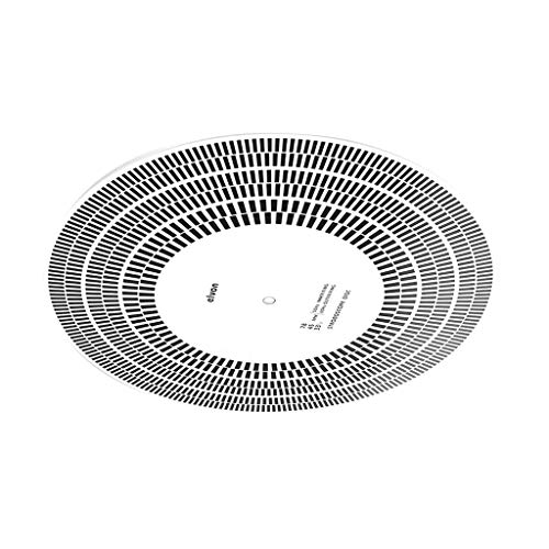 DollaTek LP Disco de Vinilo Placa giratoria Fono Tacómetro Calibración Estroboscópico Disco Estroboscopio Mat 33.3 45 78 RPM