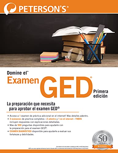 Domine el Examen del GED®, Primera Edición: (Master the™ GED® Test, 1st Edition, in Spanish) (Domine El Examen Ged En Espanol)