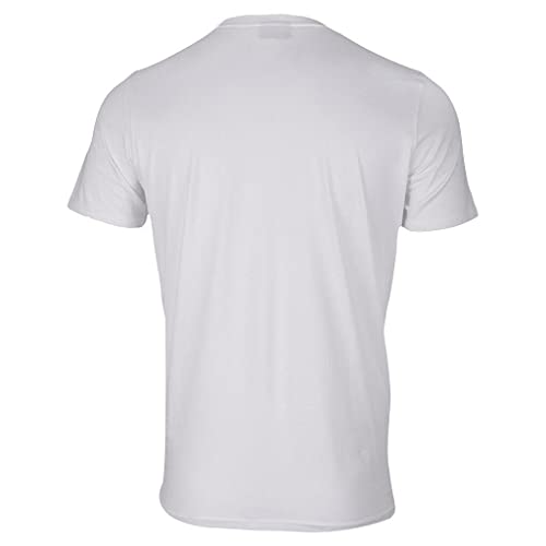 Dunlop Unisex-niño 70609-140 Camiseta, White/Black, 140