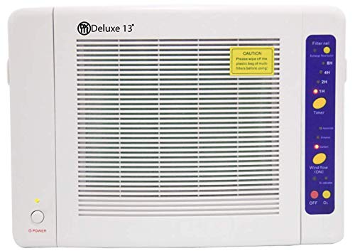 DXIII DELUXE13 Generador de Ozono Ionizador | Purificador de Aire Filtro hepa y carbón | Bombilla UV Ultravioleta