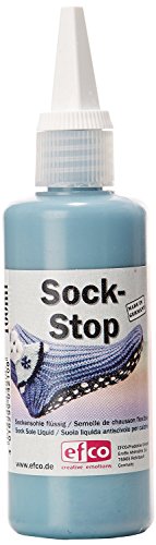 Efco Sock Stop-Gel antideslizante para calcetines, 100 ml botella de PINTURA acuosa de látex, turquesa