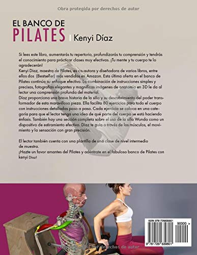 El banco de Pilates: Repertorio de ejercicios básicos, intermedios y avanzados.