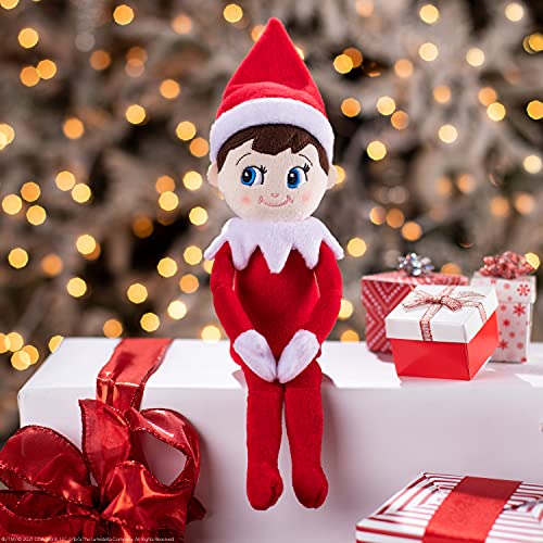 Elf On The Shelf Plushee PAL® Snuggler-Boy |El Elf en el Estante Plushee PAL Snuggler Boy | Muñeca de Juguete de Figura Suave para niños y niñas