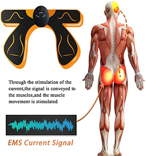 EMS Electroestimulador Muscular,EMS Electroestimulador Gluteos,Electroestimulador Muscular,Ejercicio Muscular y Quema de Grasa,Levantamiento de Glúteos/Modelado/Embellecimiento de Glúteos