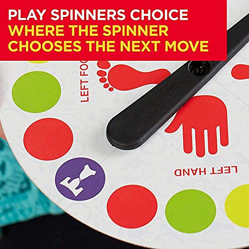 Enredado para arriba estilo Twister Jumbo juego de la estera del piso con el spinner y la estera adultos partido juego