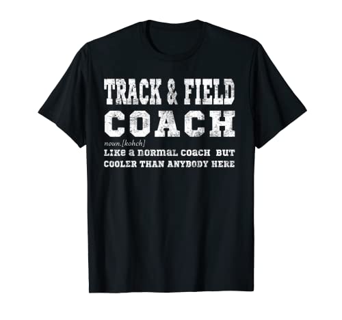 Entrenador de pista y campo Definición Entrenador Deporte Jefe Entrenador Camiseta