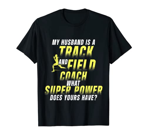 Entrenador de pista y campo Marido Instructor del equipo Camiseta