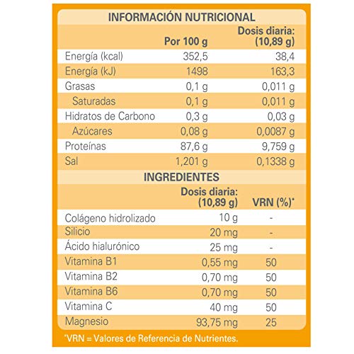 Epaplus Articulaciones Colágeno + Silicio + Ácido Hialurónico INSTANT (653.72 gr, sabor vainilla)