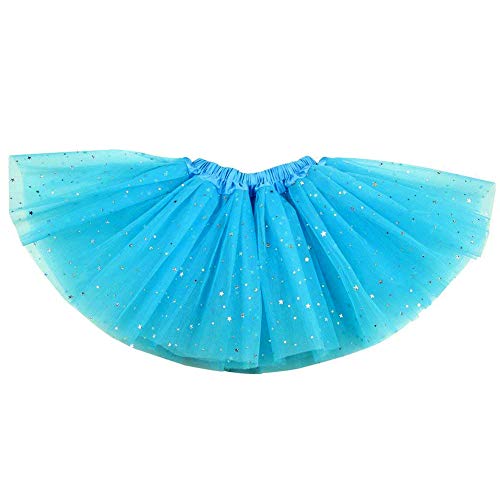 EQLEF Alas Hada Disfraz, Tutu and Wings Diadema Set Butterfly Wings Disfraz de Princesa de Hadas para niñas Disfraz de Fiesta Azul - Set de 4 (Azul)