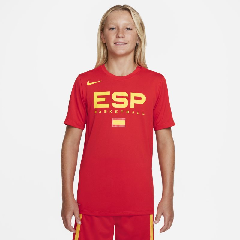 España Camiseta de baloncesto Nike Dri-FIT - Niño/a - Rojo