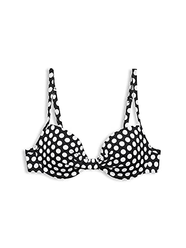 Esprit Crosby Beach Padded Bra Parte de Arriba de Bikini, Negro (Black 001), 36B para Mujer