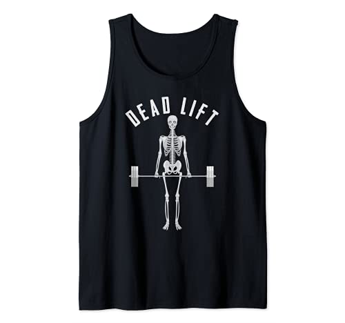 Esqueleto Muerto Ascensor Halloween - Pesas de elevación Gim Camiseta sin Mangas