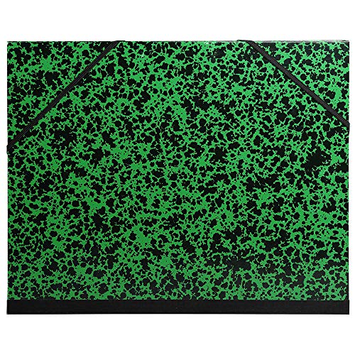 Exacompta 542800E - Carpeta de dibujo annonay con gomas, 52 x 72 cm, color verde